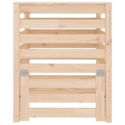 VIDAXL Composteur 63,5x63,5x77,5 Cm Bois Massif De Pin -VIDAXL Soldes Boutique 6499e3c60b7037.08125735