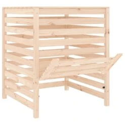 VIDAXL Composteur 82,5x82,5x99,5 Cm Bois Massif De Pin -VIDAXL Soldes Boutique 6499e3c6d99431.86198866