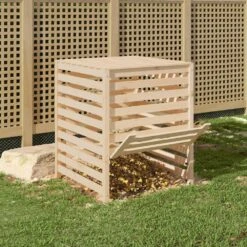 VIDAXL Composteur 82,5x82,5x99,5 Cm Bois Massif De Pin -VIDAXL Soldes Boutique 6499e3c6e07f69.65126666