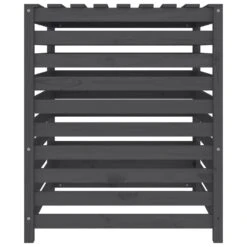 VIDAXL Composteur Gris 82,5x82,5x99,5 Cm Bois Massif De Pin -VIDAXL Soldes Boutique 6499e3c9785926.56196197