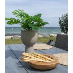 Amalfi Flowerpot Pot De Fleurs En Gris Beige -VIDAXL Soldes Boutique 66cddc05518ddfb7