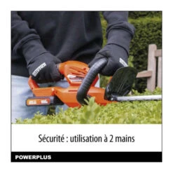 Taille-haies A Batterie 20v Dual Power Powdpg75320 - Lame 580 Mm, écartement 18 Mm - Batterie 20v 2ah Et Chargeur 4ah Inclus -VIDAXL Soldes Boutique 71d838e58d0253c5