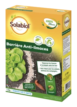 Solabiol Sobarpot15 | Barriere Anti-limaces & Escargots| 1,5 Kg | Utilisable En
