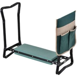 OUTSUNNY Tabouret Agenouilloir De Jardinage 2en1 - L58xl28xH49cm